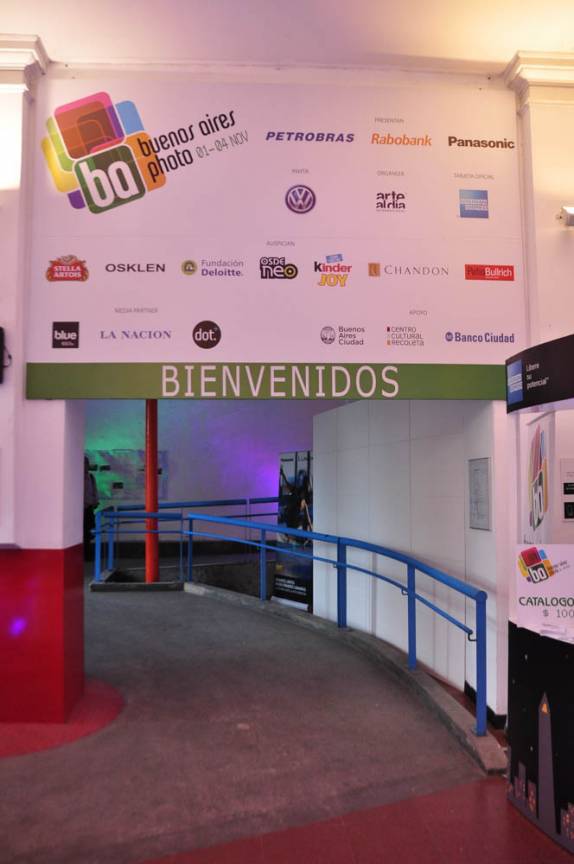 Chegando ao Centro de Exposições da Recoleta, em Buenos Aires, na Argentina